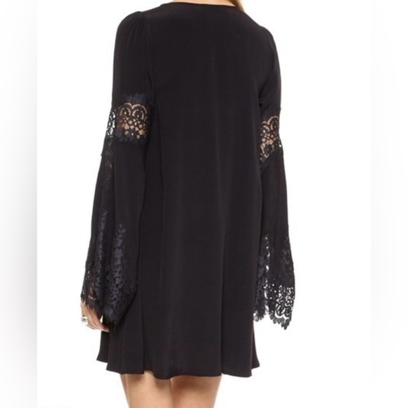 NWT For Love and Lemons Festival Dress Black Size M - Picture 5 of 12